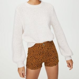 NWT Aritzia Sunday Best Molly Shorty Short Camel